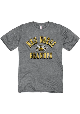 Northern Kentucky Norse Graphite Grandpa Short Sleeve T Shirt