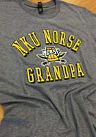 Northern Kentucky Norse Graphite Grandpa Short Sleeve T Shirt