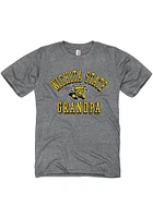 Wichita State Shockers Graphite Grandpa Short Sleeve T Shirt