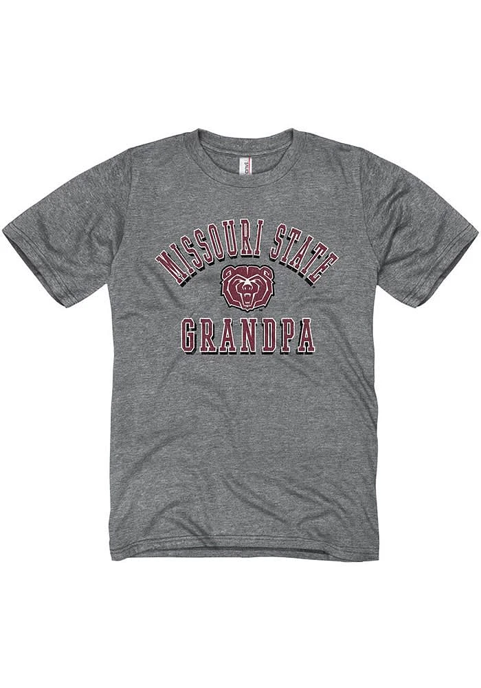 Missouri State Bears Graphite Grandpa Short Sleeve T Shirt
