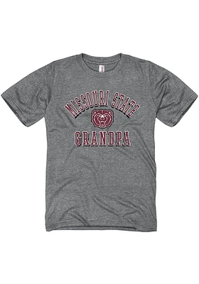 Missouri State Bears Graphite Grandpa Short Sleeve T Shirt