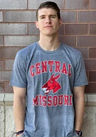 Central Missouri Mules Grey Arch Short Sleeve T Shirt