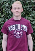 Missouri State Bears Maroon Arch Short Sleeve T Shirt