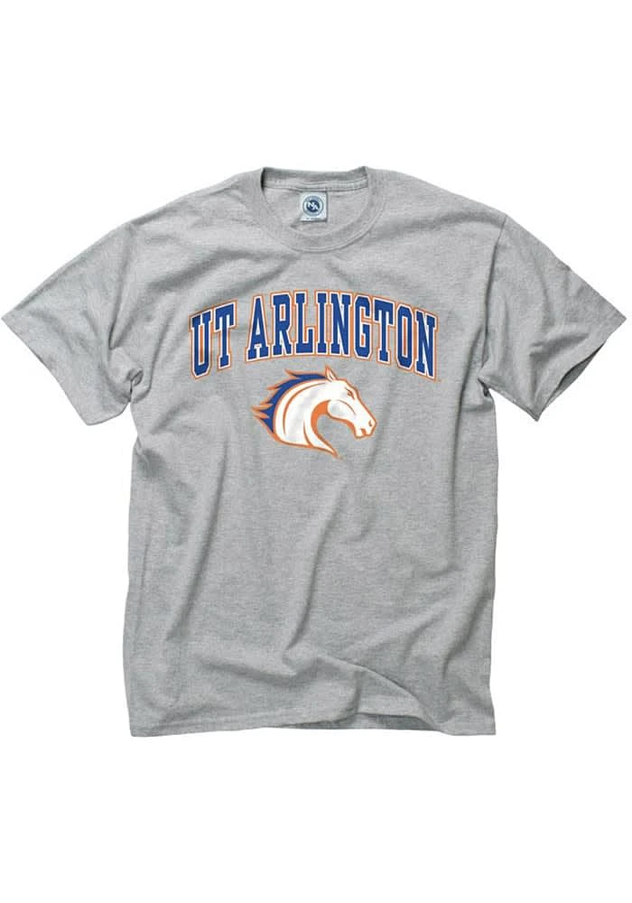 UTA Mavericks Grey Arch Short Sleeve T Shirt