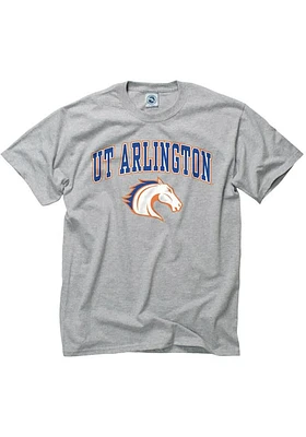 UTA Mavericks Grey Arch Short Sleeve T Shirt