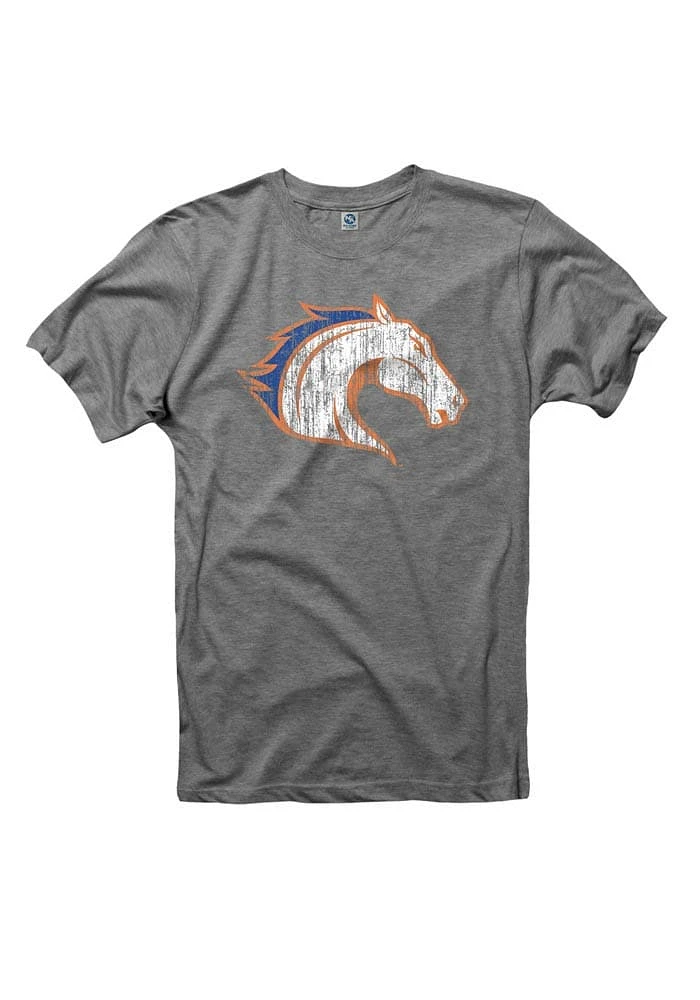 UTA Mavericks Grey Big Mascot Short Sleeve T Shirt