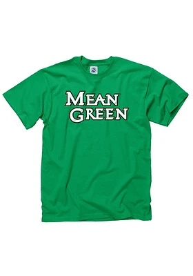 North Texas Mean Green Slogan Short Sleeve T Shirt