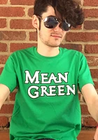 North Texas Mean Green Slogan Short Sleeve T Shirt