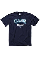Villanova Wildcats Navy Blue Contrast Alumni Short Sleeve T Shirt