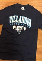 Villanova Wildcats Navy Blue Contrast Alumni Short Sleeve T Shirt