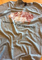 Rally Kansas City Grey Carnivores Short Sleeve Fashion T Shirt
