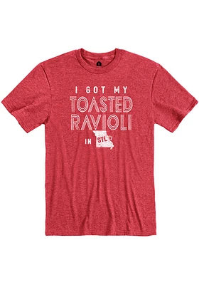 St Louis Red Toasted Ravioli Short Sleeve Fashion T Shirt