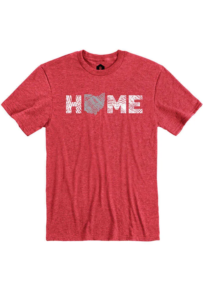 Ohio Red Home Short Sleeve T Shirt