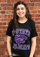 K-State Wildcats Black Team Logo Short Sleeve T Shirt