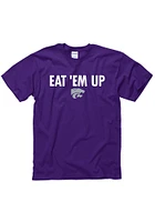 K-State Wildcats Purple Eat Em Up Short Sleeve T Shirt