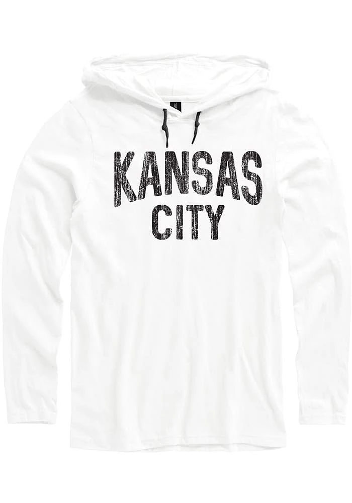 Kansas City Mens Wordmark Long Sleeve Hoodie