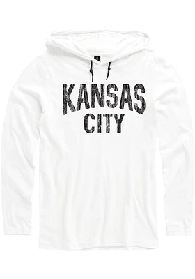 Kansas City Mens Wordmark Long Sleeve Hoodie