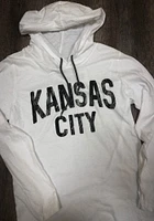 Kansas City Mens Wordmark Long Sleeve Hoodie