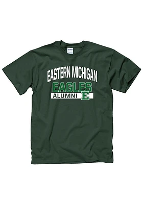 Eastern Michigan Eagles Green Alumni Short Sleeve T Shirt