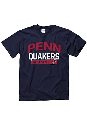 Pennsylvania Quakers Navy Blue Alumni Short Sleeve T Shirt