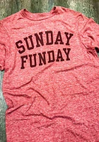 RALLY Sunday Funday Short Sleeve Fashion T Shirt