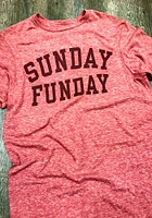 RALLY Sunday Funday Short Sleeve Fashion T Shirt