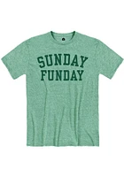 RALLY Green Sunday Funday Short Sleeve Fashion T Shirt