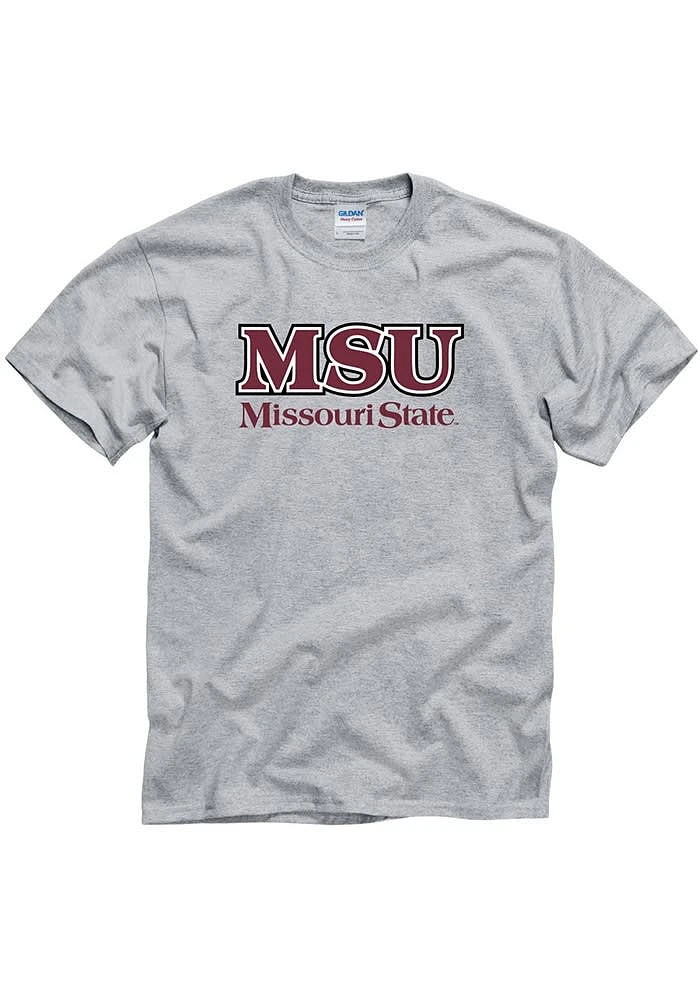 Missouri State Bears Grey Alternate Short Sleeve T Shirt