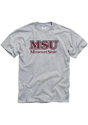Missouri State Bears Grey Alternate Short Sleeve T Shirt