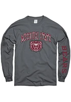 Missouri State Bears Charcoal Arch Mascot Long Sleeve T Shirt