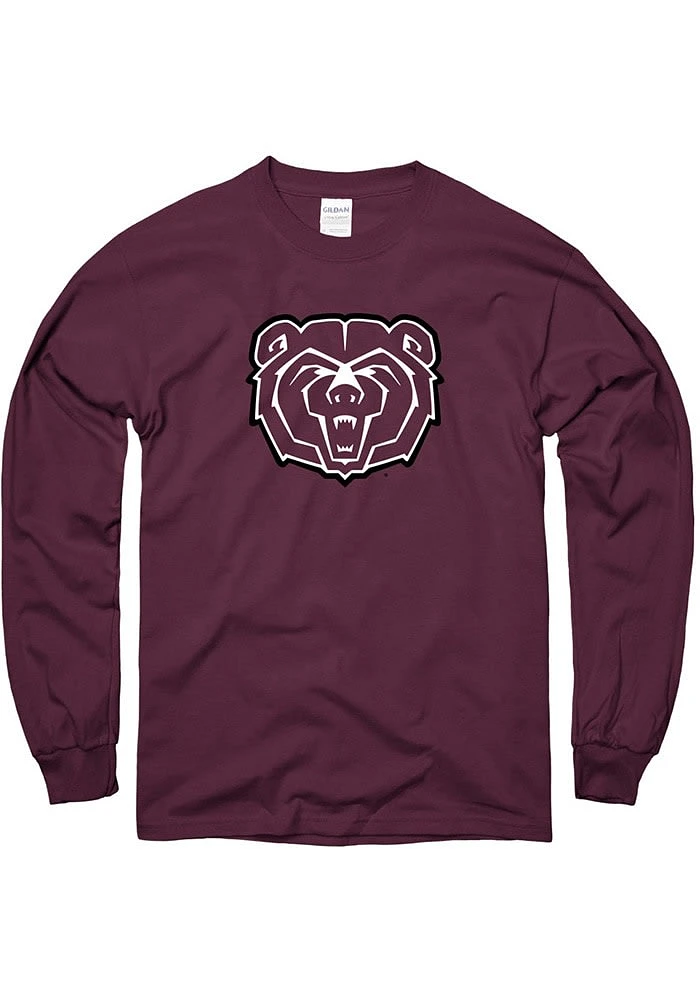 Missouri State Bears Maroon Primary Long Sleeve T Shirt
