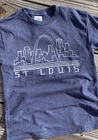 St Louis Youth Navy Blue Metropolis Glow Short Sleeve Fashion T-Shirt