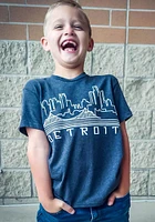 Detroit Youth Metropolis Glow Short Sleeve Fashion T-Shirt