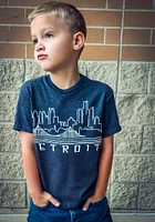 Detroit Youth Metropolis Glow Short Sleeve Fashion T-Shirt