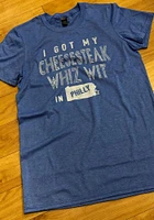 Rally Philadelphia Blue Philly Cheesesteak Short Sleeve Fashion T Shirt