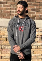 Kansas City Mens Grey KC Arch Establish Date Long Sleeve Hoodie