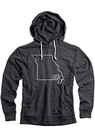 Missouri Mens Black State Local Long Sleeve Hoodie