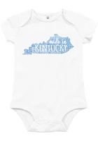 Kentucky Baby White Made Short Sleeve One Piece