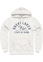 Michigan Mens Oatmeal State of Mind Long Sleeve Hoodie