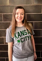 Kansas City Grey Buffalo Plaid Short Sleeve Fashion T Shirt