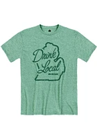Rally Michigan Green Drink Local Short Sleeve Fashion T Shirt