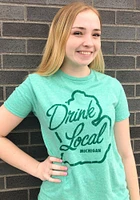 Rally Michigan Green Drink Local Short Sleeve Fashion T Shirt