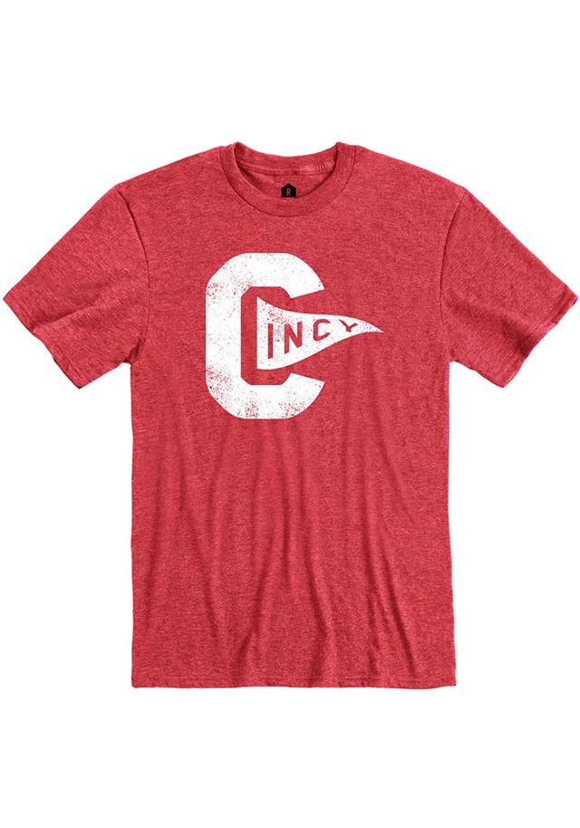 Cincinnati Red Pennant Short Sleeve T Shirt