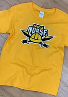 Northern Kentucky Norse Youth Gold Primary Logo Short Sleeve T-Shirt