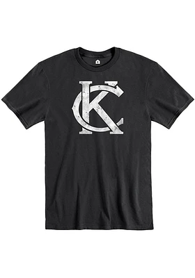 Rally Kansas City Black KC Monogram Short Sleeve T Shirt