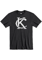 Rally Kansas City Black KC Monogram Short Sleeve T Shirt