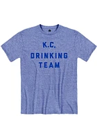 Rally Kansas City Blue Drinking Team Short Sleeve Fashion T Shirt