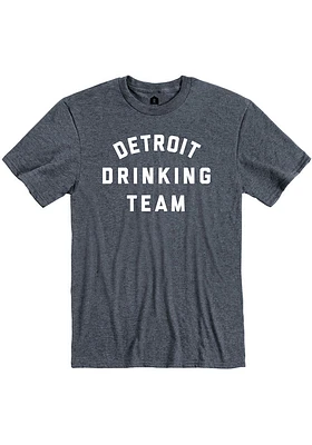 Rally Detroit Navy Blue Drinking Team Short Sleeve Fashion T Shirt