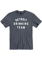 Rally Detroit Navy Blue Drinking Team Short Sleeve Fashion T Shirt