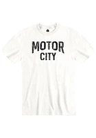 Rally Detroit White Motor City Short Sleeve T Shirt